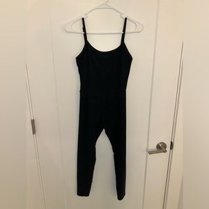 Beyond Yoga unitard dark heather grey / charcoal